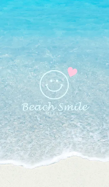 [LINE着せ替え] Love Beach Smile 39 -BLUE-の画像1
