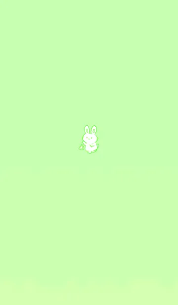 [LINE着せ替え] Simple Rabbit Triangle 2の画像1