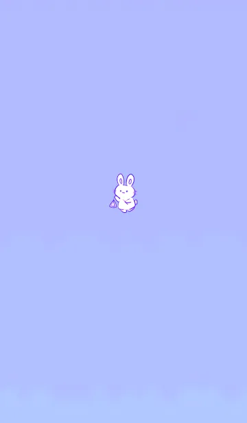 [LINE着せ替え] Simple rabbit triangle 5の画像1