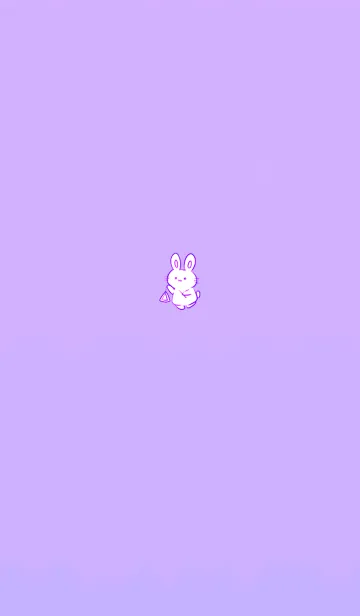 [LINE着せ替え] Simple rabbit triangle 6の画像1