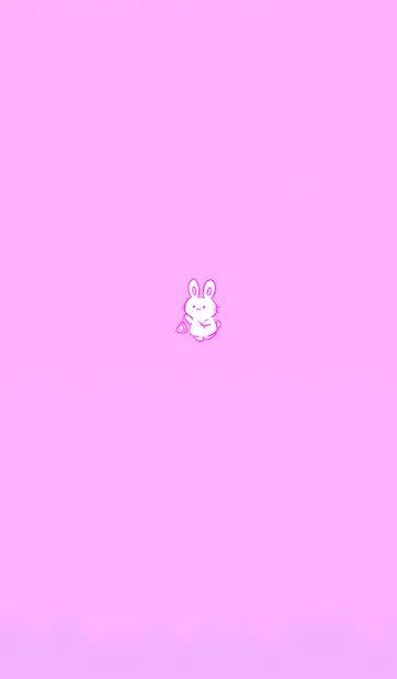 [LINE着せ替え] Simple rabbit triangle 7の画像1