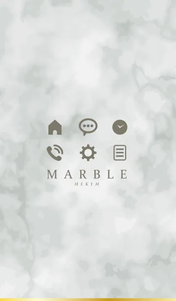 [LINE着せ替え] MARBLE -SIMPLE MONOTONE- 5の画像1