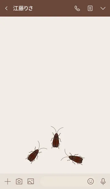 [LINE着せ替え] 簡単なバグ（ゴキブリ）の画像3