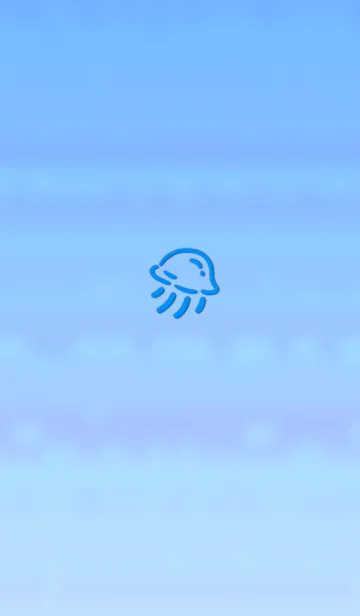 [LINE着せ替え] Jellyfish simple 6の画像1