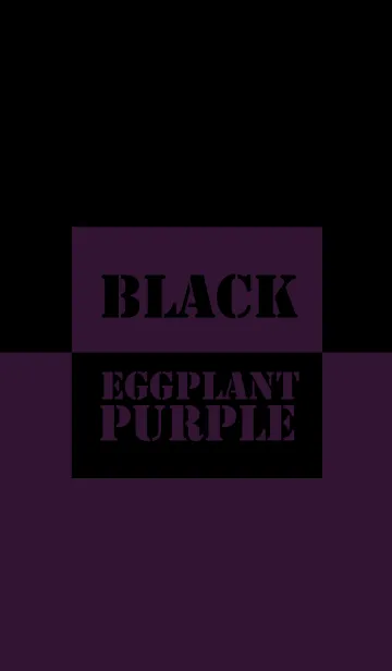 [LINE着せ替え] Eggplant Purple & Black Vr.2 (jp)の画像1