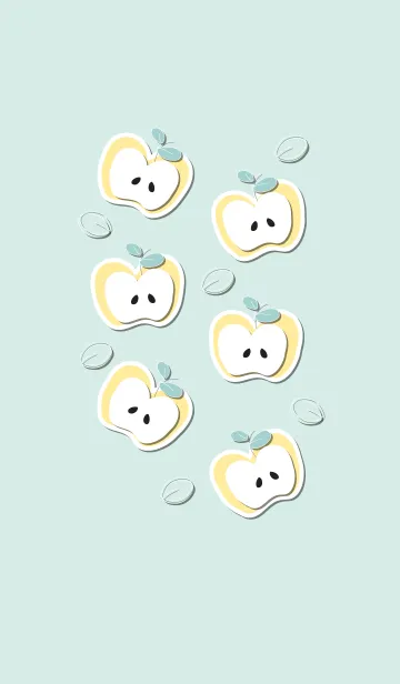 [LINE着せ替え] Yummy apples theme 37 :)の画像1