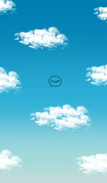 [LINE着せ替え] 空とシンプル。スカイ。の画像1