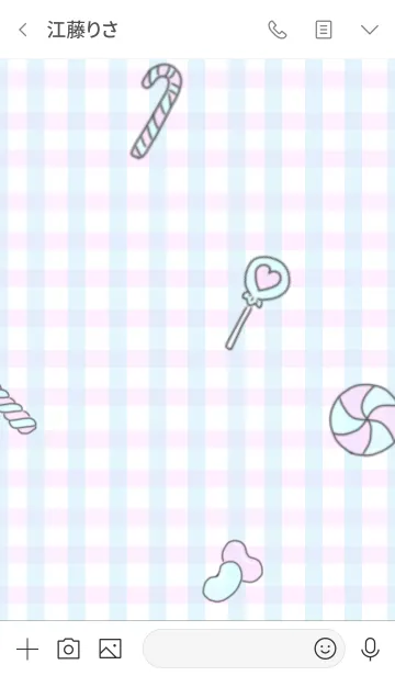 [LINE着せ替え] Pastel candy themeの画像3