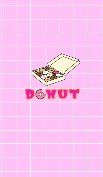 [LINE着せ替え] Donut box themeの画像1