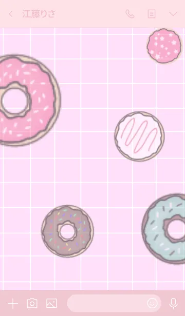 [LINE着せ替え] Donut box themeの画像3