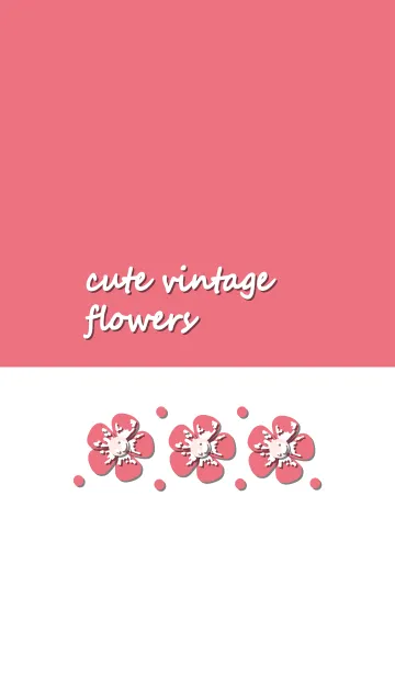 [LINE着せ替え] Cute vintage flower 4 :)の画像1