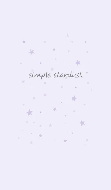 [LINE着せ替え] simple stardust**purpleの画像1