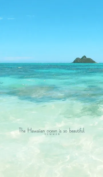 [LINE着せ替え] Hawaiian ocean is so beautiful. 9の画像1