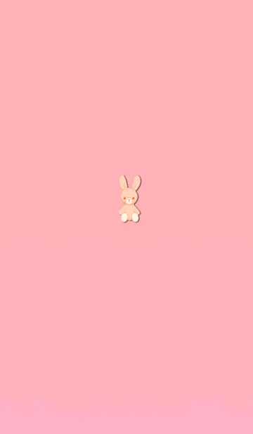 [LINE着せ替え] Simple rabbit plush toy 1の画像1