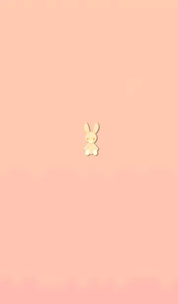 [LINE着せ替え] Simple rabbit plush toy 2の画像1