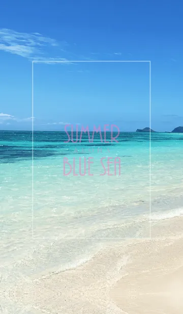 [LINE着せ替え] SUMMER BLUE SEA ALOHA 23.の画像1