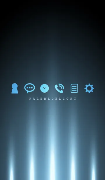 [LINE着せ替え] PALE BLUE LIGHT 2の画像1