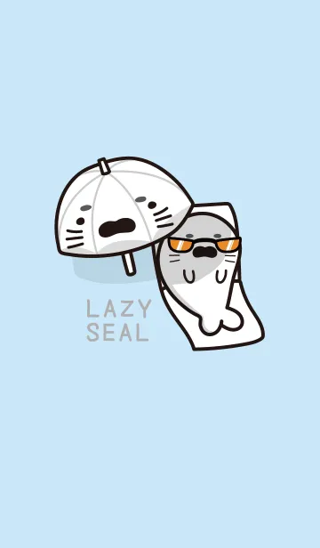 [LINE着せ替え] LAZY SEAL 2 +の画像1