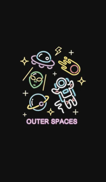 [LINE着せ替え] Outer Spaces light +の画像1