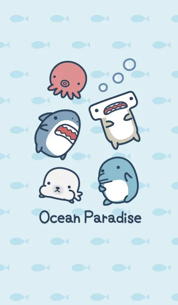 [LINE着せ替え] Ocean Paradise +の画像1