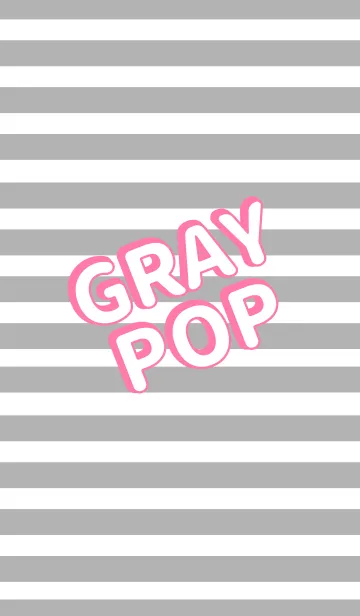 [LINE着せ替え] GRAY POPの画像1