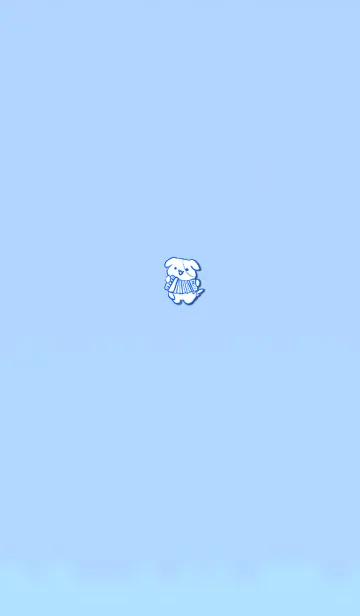 [LINE着せ替え] Simple dog accordion 7の画像1
