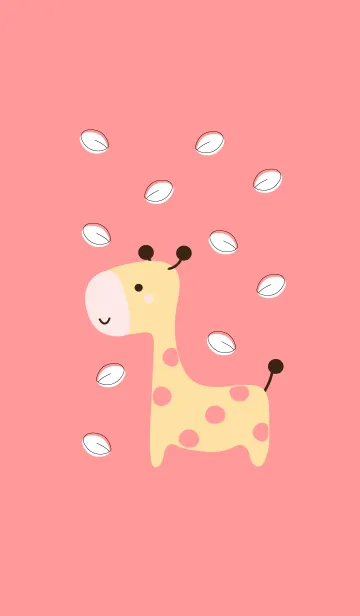 [LINE着せ替え] Cute giraffe 66 ^^の画像1