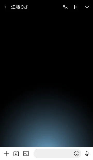 [LINE着せ替え] SILVER LIGHT ICON THEME -Pale Blue-の画像3