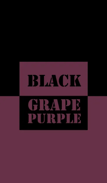 [LINE着せ替え] Grape Purple & Black Vr.2 (jp)の画像1