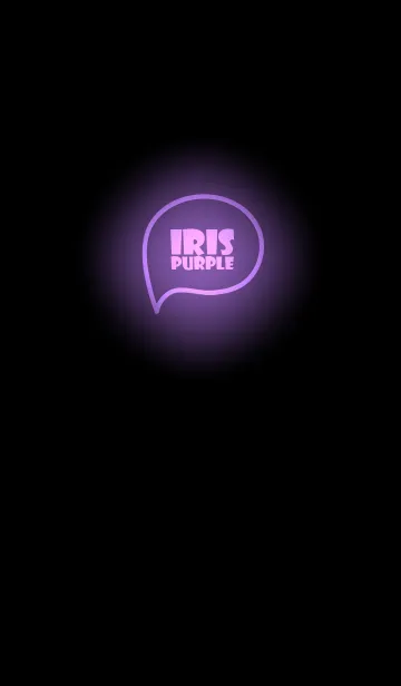 [LINE着せ替え] Iris Purple Neon Theme vr.2 (jp)の画像1