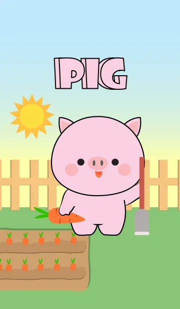 [LINE着せ替え] Oh！ Cute Cute Pig Theme (jp)の画像1