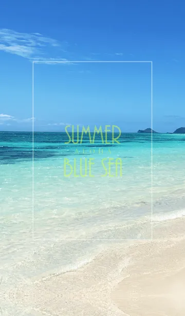 [LINE着せ替え] SUMMER BLUE SEA ALOHA 25.の画像1