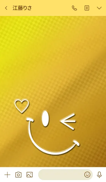 [LINE着せ替え] 運気アップ！！ Smile ！！ Goldの画像3
