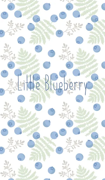 [LINE着せ替え] Little Blueberryの画像1