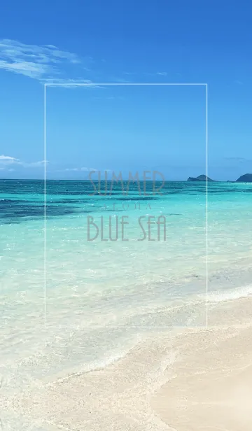 [LINE着せ替え] SUMMER BLUE SEA ALOHA 26.の画像1