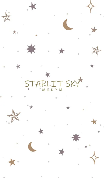 [LINE着せ替え] STARLIT SKY -MEKYM- 7の画像1