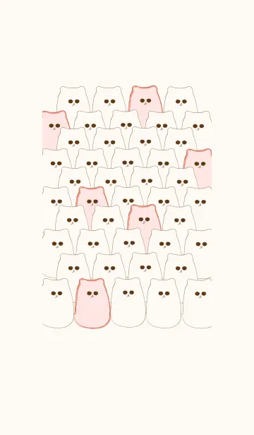 [LINE着せ替え] Group of cute meow meow 52の画像1