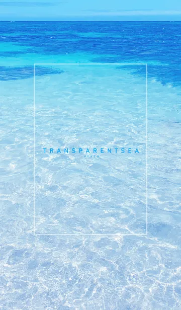 [LINE着せ替え] TRANSPARENT SEA 14の画像1