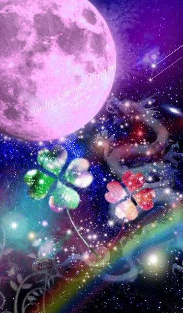 [LINE着せ替え] 運気上昇の着替え Lucky Clover Dragonの画像1