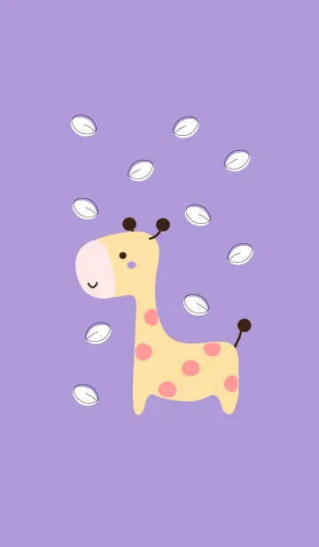 [LINE着せ替え] Cute giraffe 67 ^^の画像1