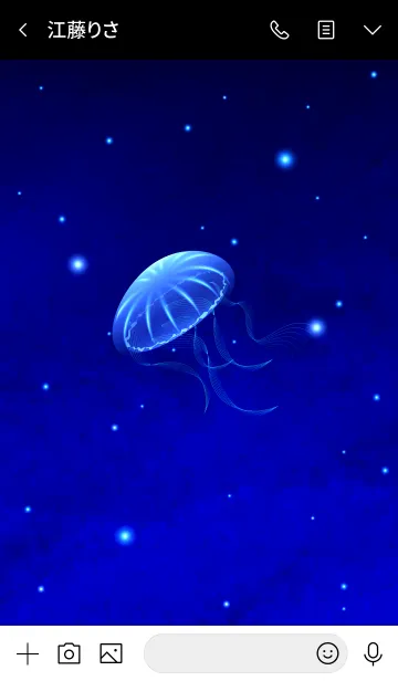 [LINE着せ替え] This is jellyfish theme 3.の画像3
