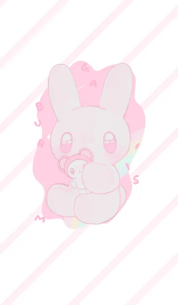 [LINE着せ替え] BABYうさぎ（FANCY）の画像1