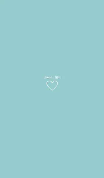 sweet life heart :)turquoiseの着せ替えメイン画像
