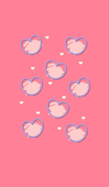 [LINE着せ替え] Sweet mini heart 55の画像1