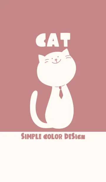 [LINE着せ替え] simple猫の画像1