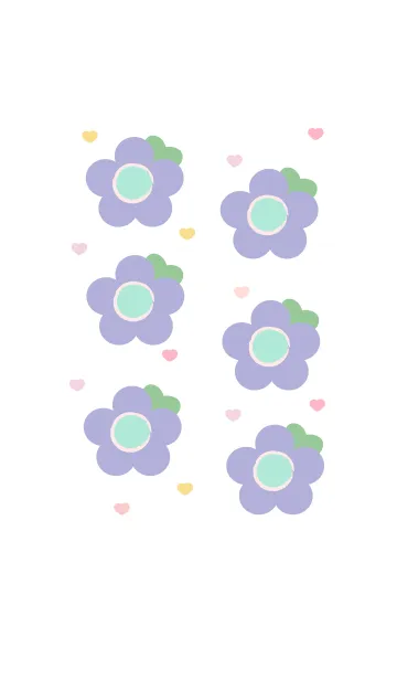 [LINE着せ替え] Lovely mini flower 80 :)の画像1