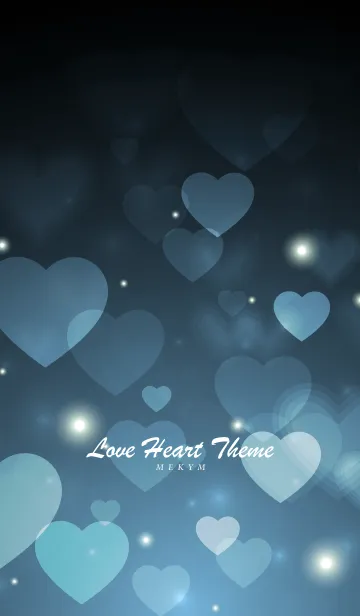 [LINE着せ替え] Love Heart Theme -PALE BLUE-の画像1