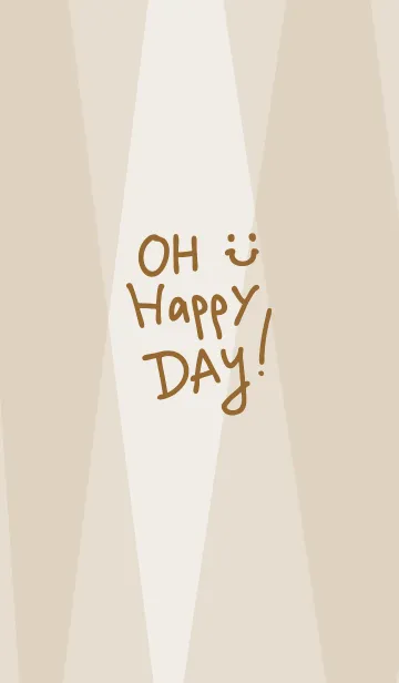 [LINE着せ替え] 色面構成 茶 スマイル23の画像1