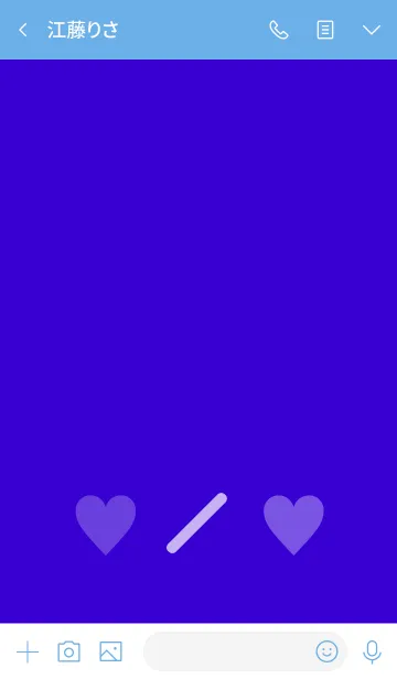 [LINE着せ替え] シンプル 2トーン ミニ ハート 31の画像3