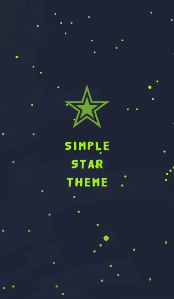 [LINE着せ替え] シンプル スター 028の画像1